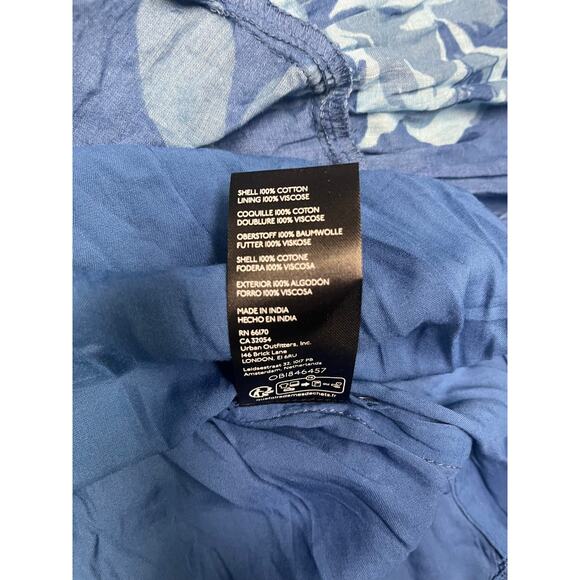 Free People Sundrenched Maxi Dress Sapphire Combo Size Medium Fairy - Picture 9 of 11